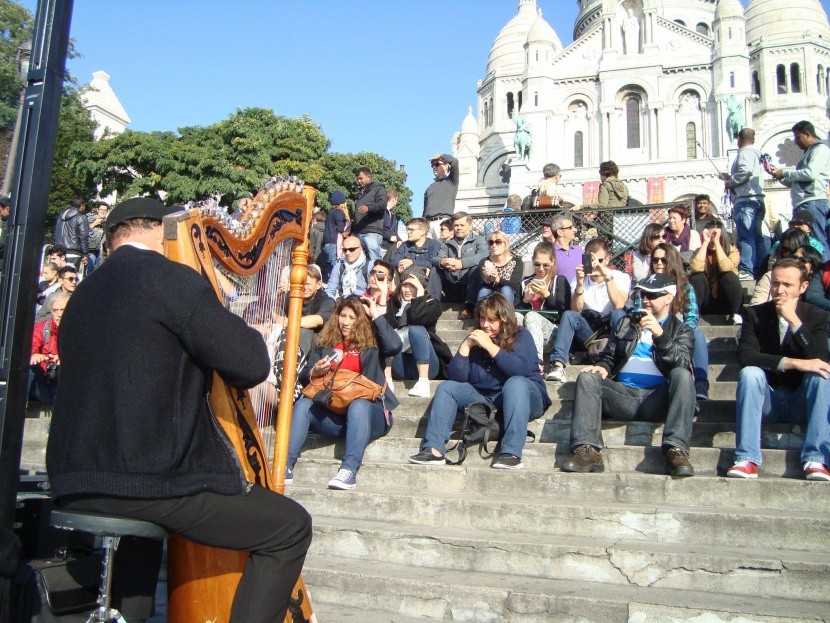 Před Sacre Coeur