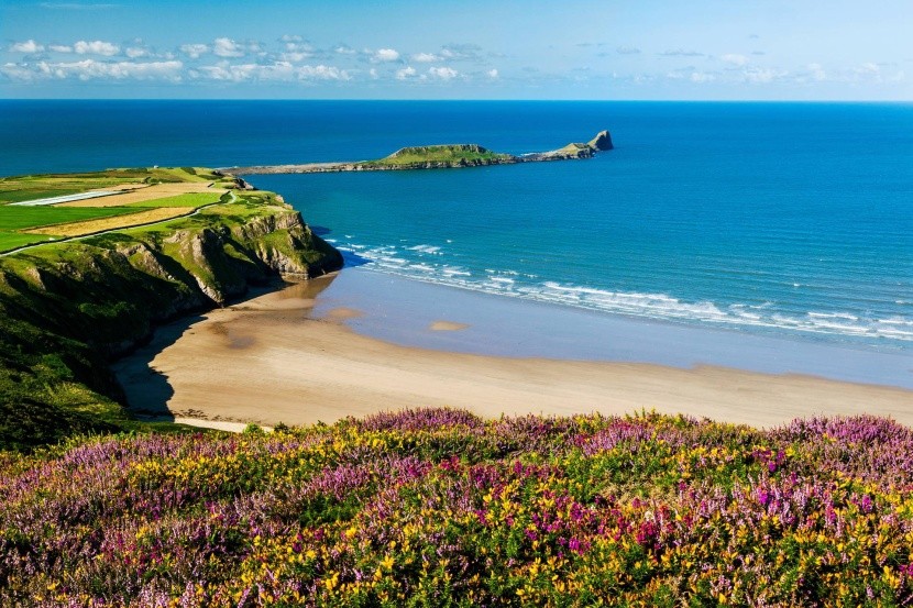 Rhossili Bay, Wales, Veľká Británia