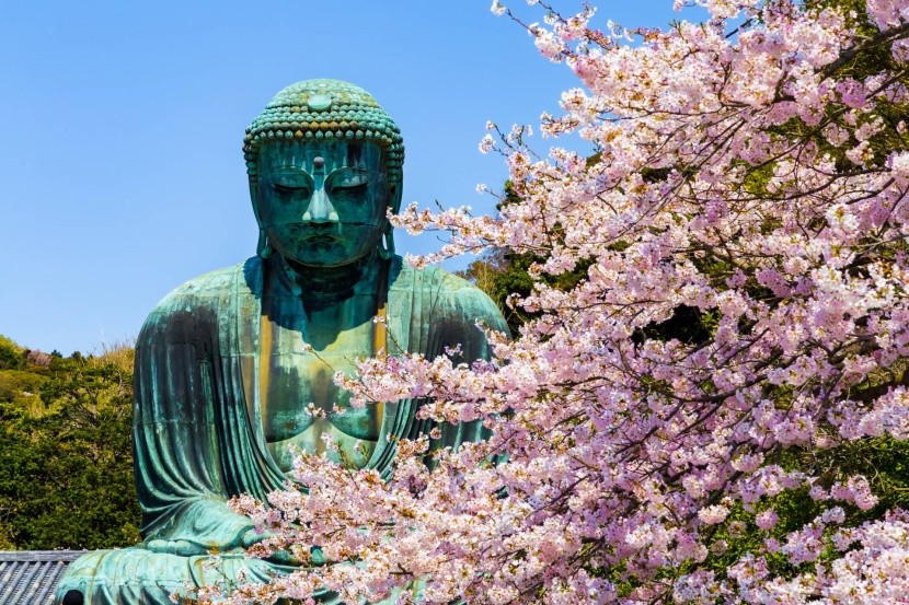 Buddha ve městě Kamakura