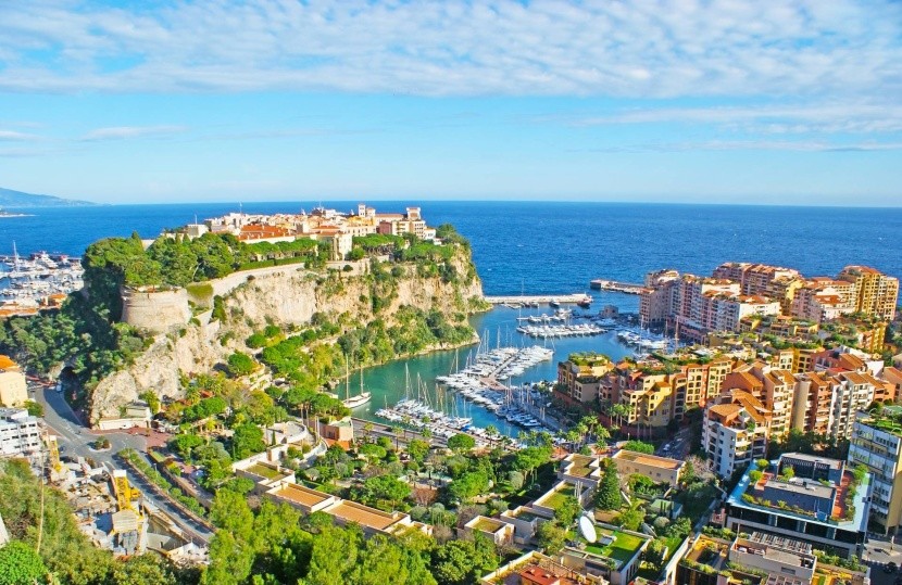 Monaco látképe
