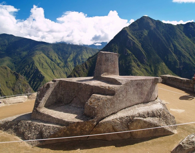 Intihuatana v Machu Picchu