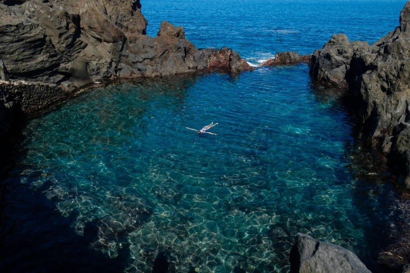 Přírodní bazén na Tenerife