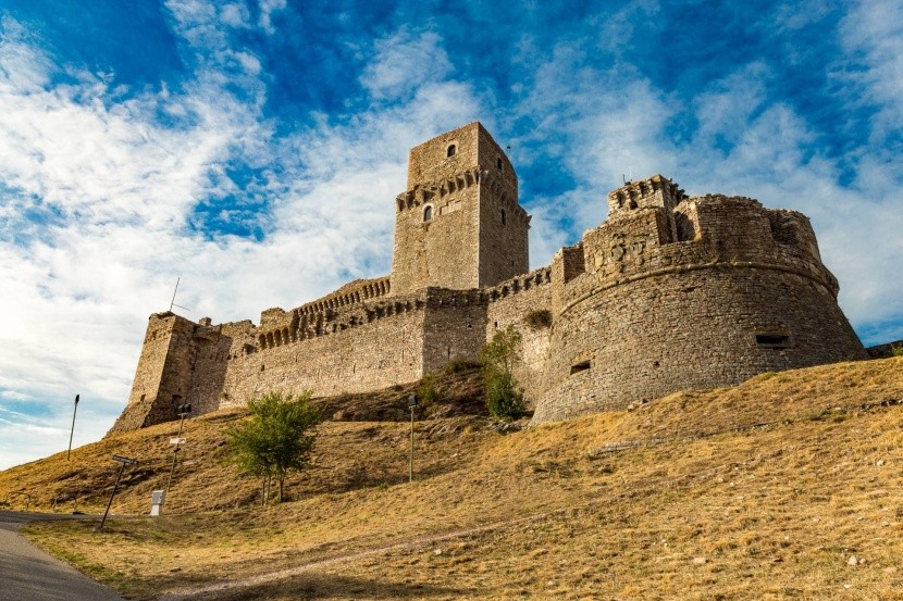 Pevnost Rocca Maggiore v Assisi