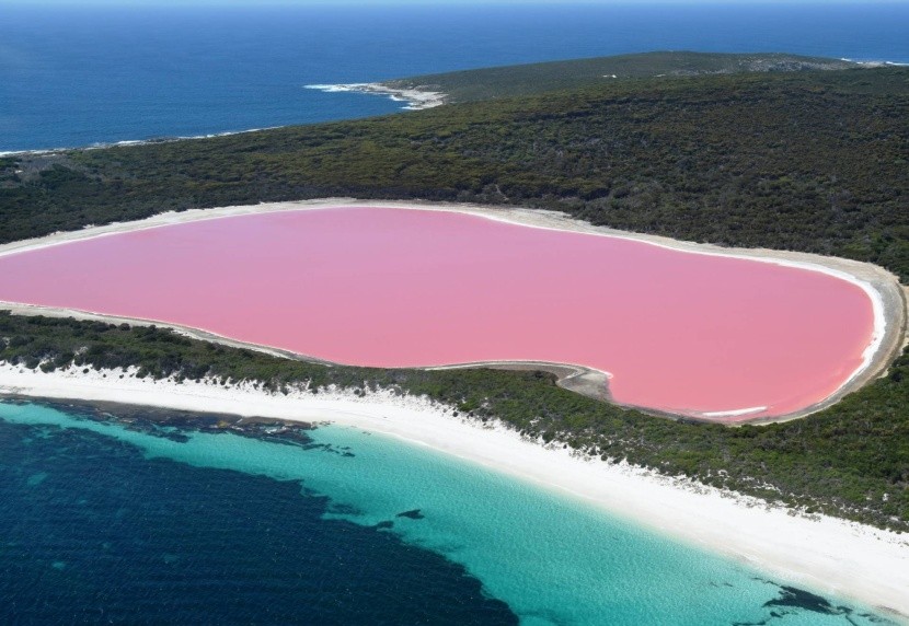 Jezero Hillier, Austrália