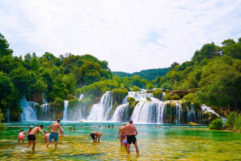 Koupání v NP Krka