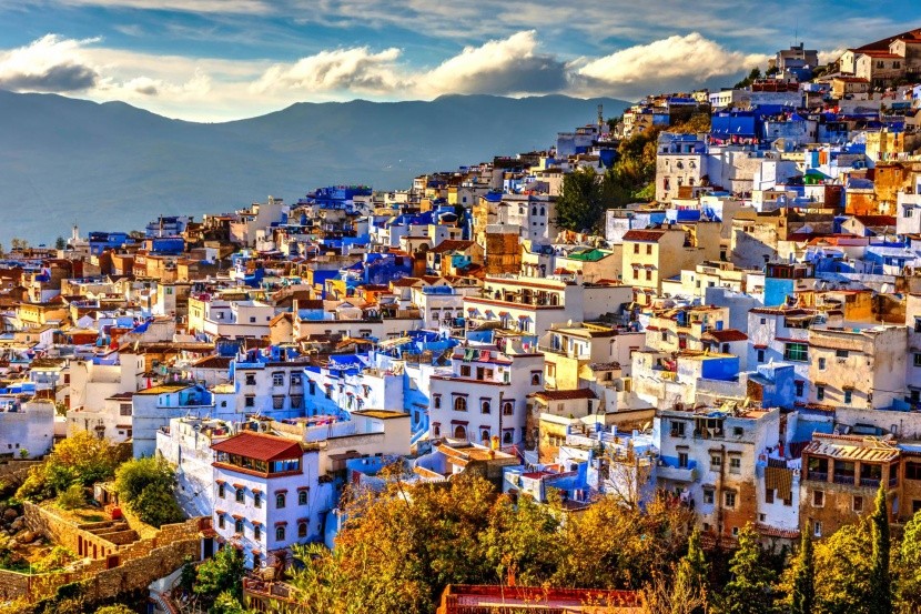 Pohled na Chefchaouen