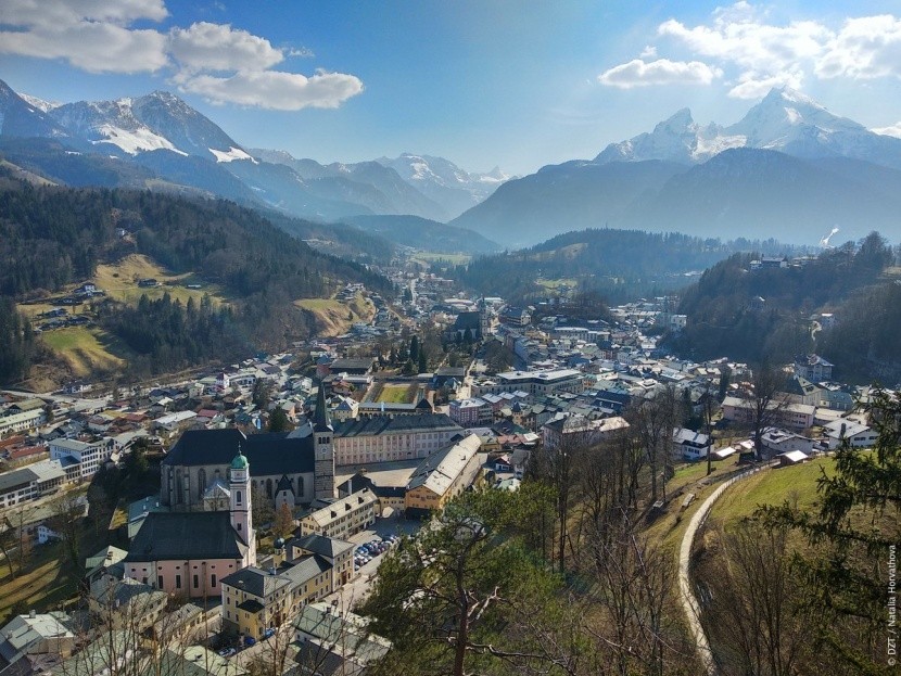 Berchtesgaden s horou Watzmann