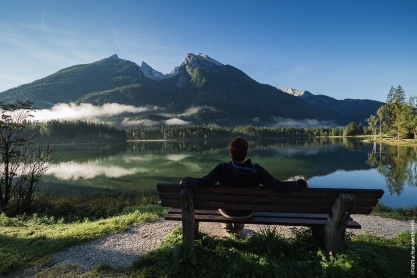 Jezero Hintersee nedaleko Ramsau