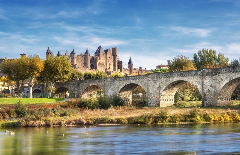 Starý most v Carcassonne