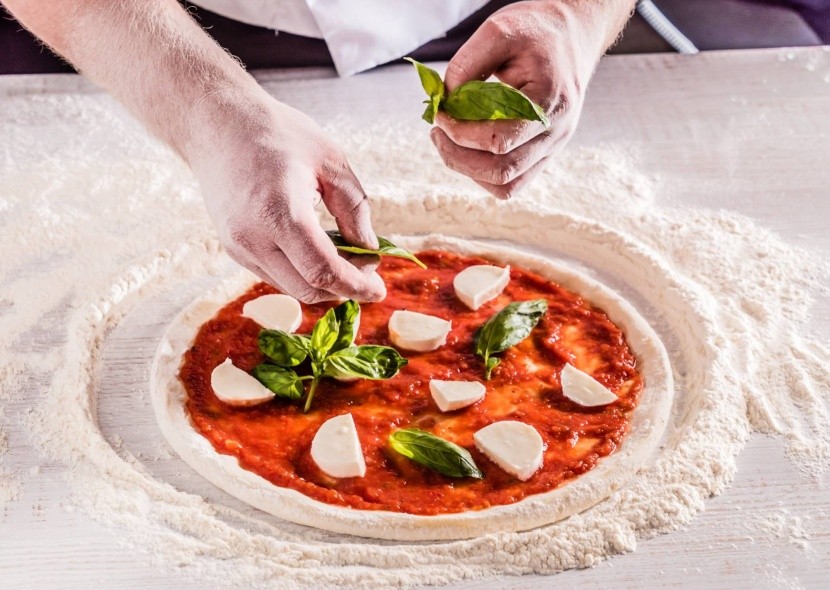 Pizza vo farbách talianskej vlajky