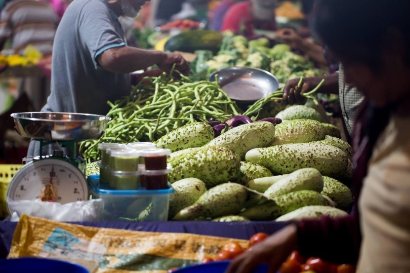 Zeleninový trh na Mauríciu