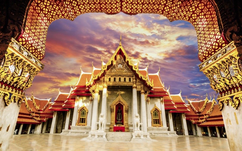 Wat Benchamabophit: Mramorový chrám