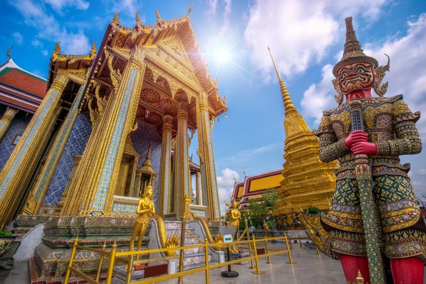 Chrám Wat Phra Kaew v Thajsku