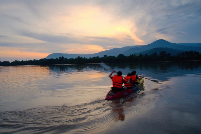 Kayaking na rieke Kampot