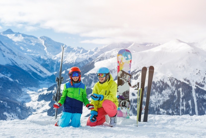Z lyžovačky v rakouských Alpách se nebudete c