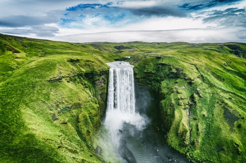 Vodopád Skogafoss, Island