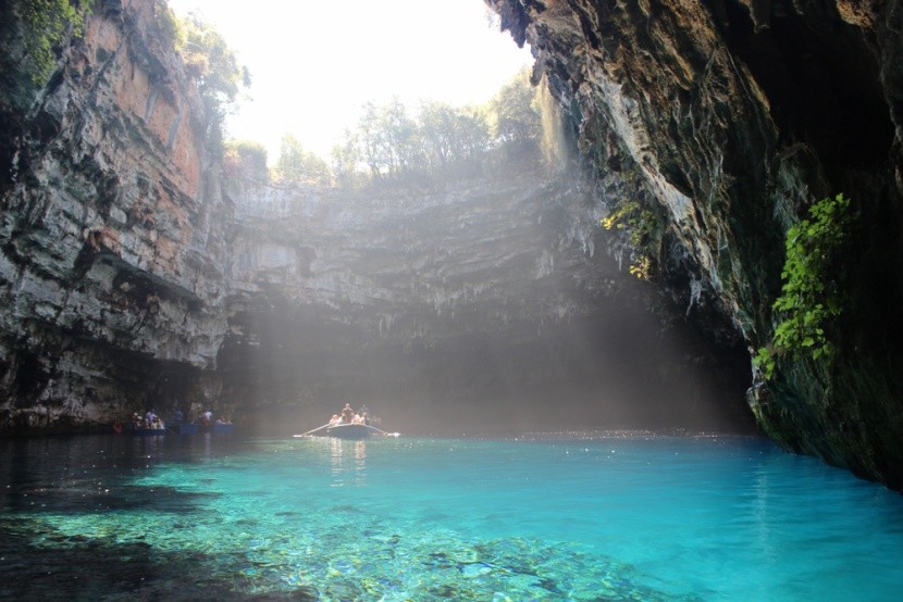Jeskyně Melissani, Kefalonie