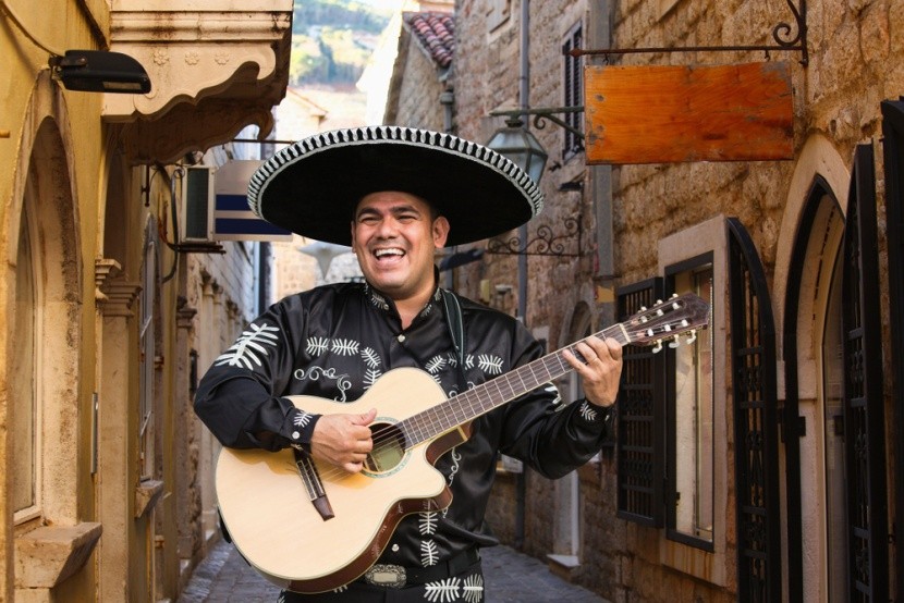 Mexický muzikant mariachi
