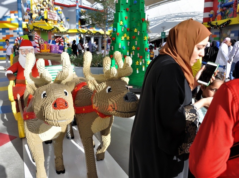,,Święty Mikołaj dotarł do Legolandu w Dubaju