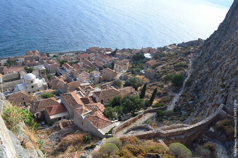 Magiczna Monemvasia na wschodzie Peloponezu