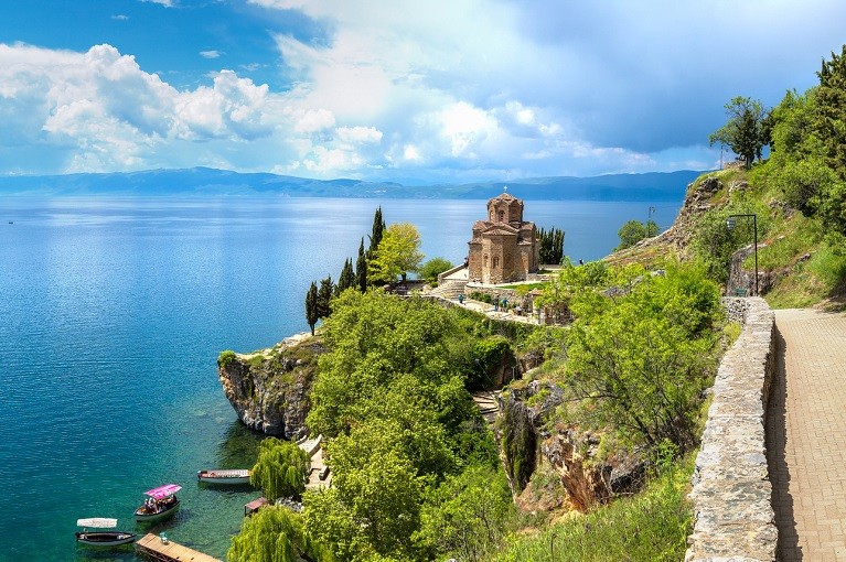 Jezioro Ochrydzkie i zabytki Macedonii