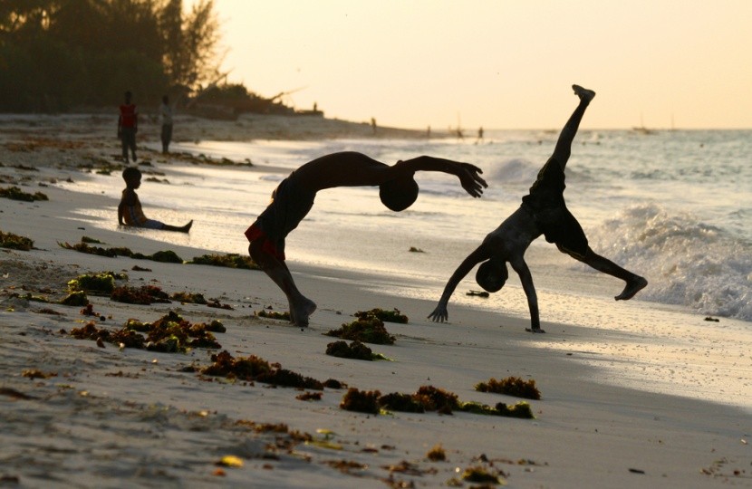 Plážové radovánky, Zanzibar