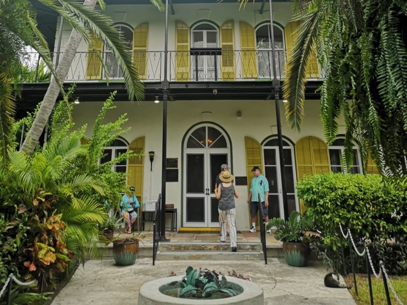 Hemingwayův dům v koloniálním stylu