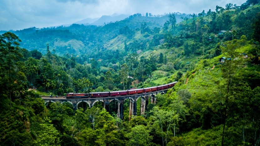 Cesta vlakem na Sri Lance