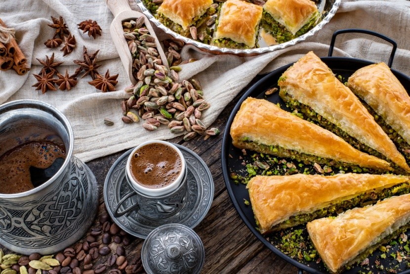 Baklava és török kávé