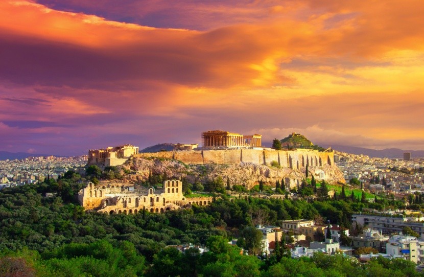 Akropole s Parthenonem, Atény