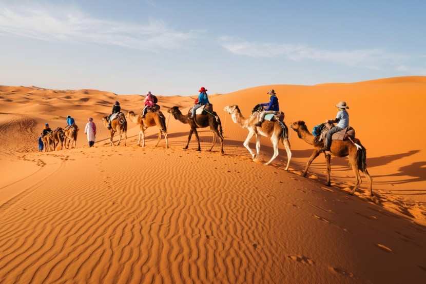 Impozantní písečné duny Sahary