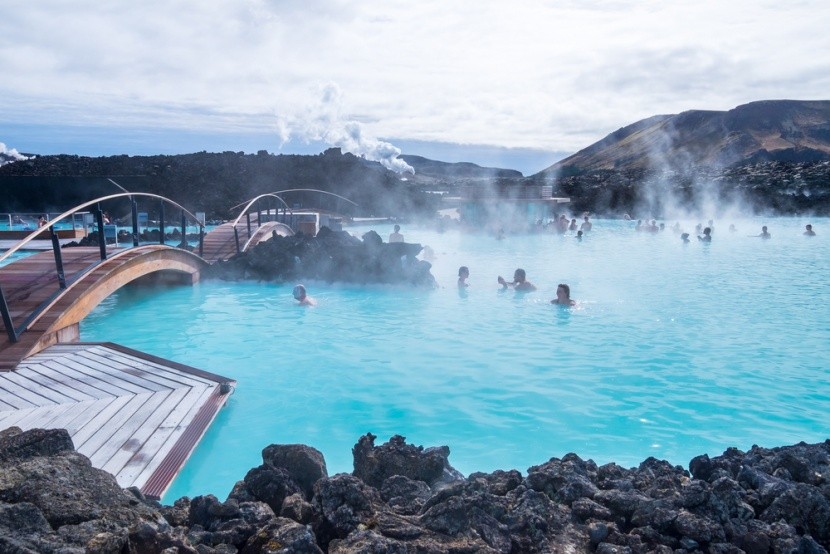 Geotermální lázně na Islandu