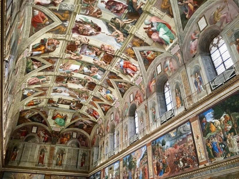 Malby na stropě Sixtinské kaple
