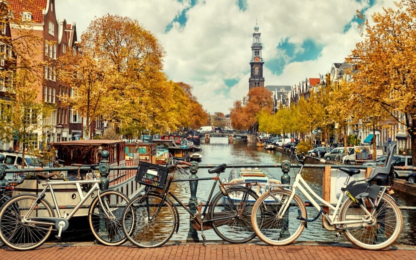 Amszterdam és a biciklik