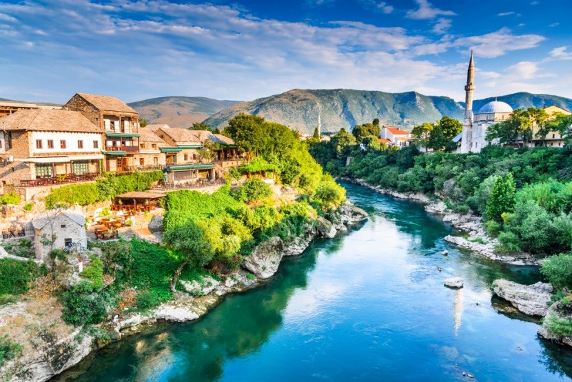 Řeka Neretva, Mostar