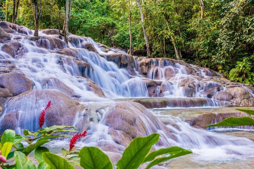 Vodopády Dunn´s River Falls, Jamajka