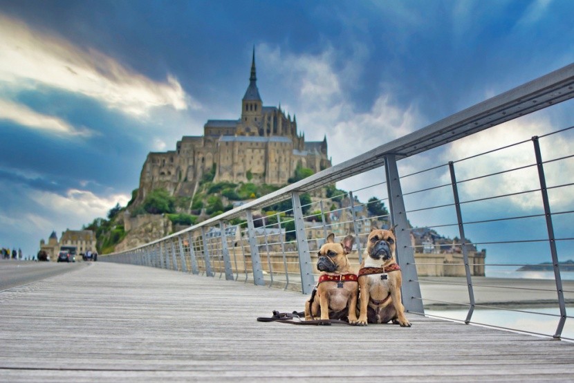 Most k opatství Le Mont Saint Michel