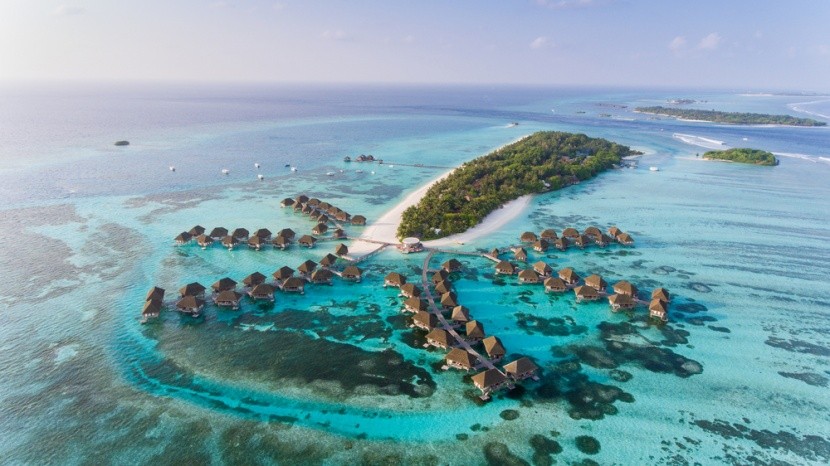 Ostrovní resort na Maledivách