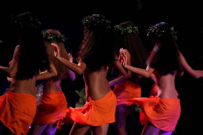 Tanečnice na Tahiti