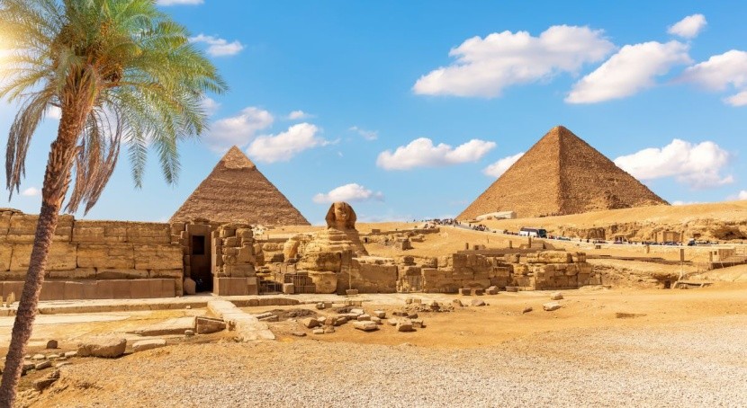 Słynne piramidy w Gizie