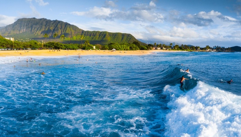 Surfing na ostrově Oahu, Havaj