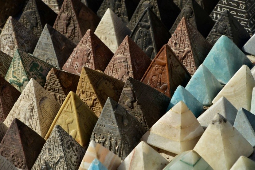 Mini piramidy z Egiptu - pamiątki
