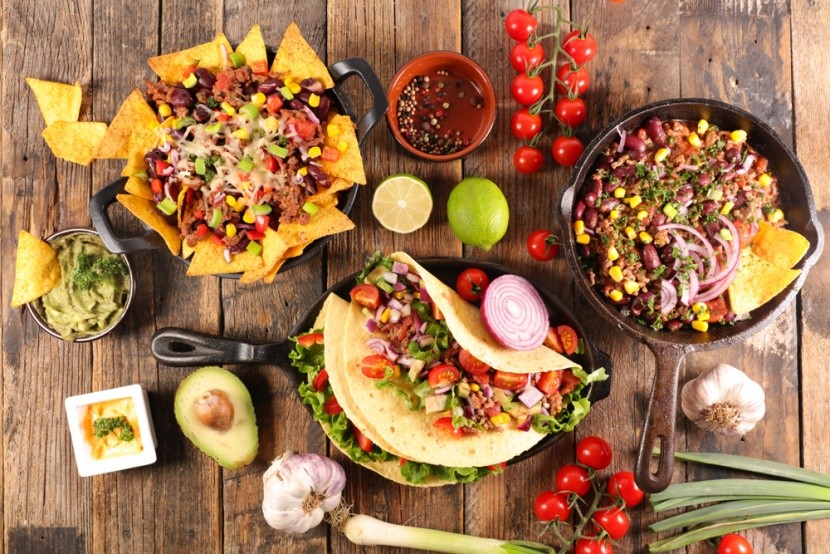 Mexikói ételek a szivárvány minden színében