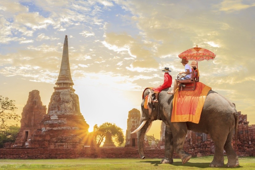 Projížďka na slonech, Thajsko