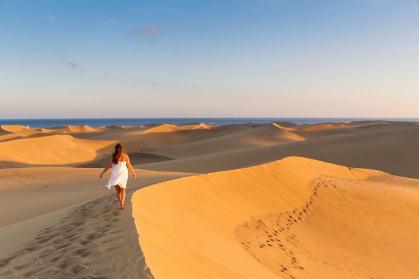 Písečné duny na Gran Canaria