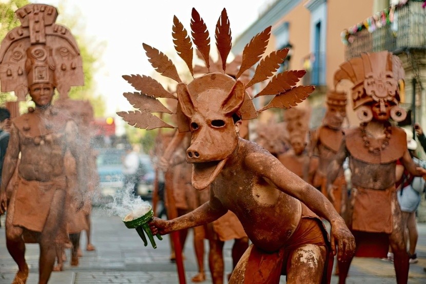 Oslavy Día de los Muertos v Mexiku