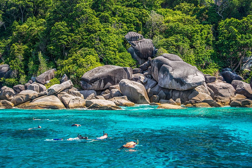 Snorkeling az Andamán-tengerben