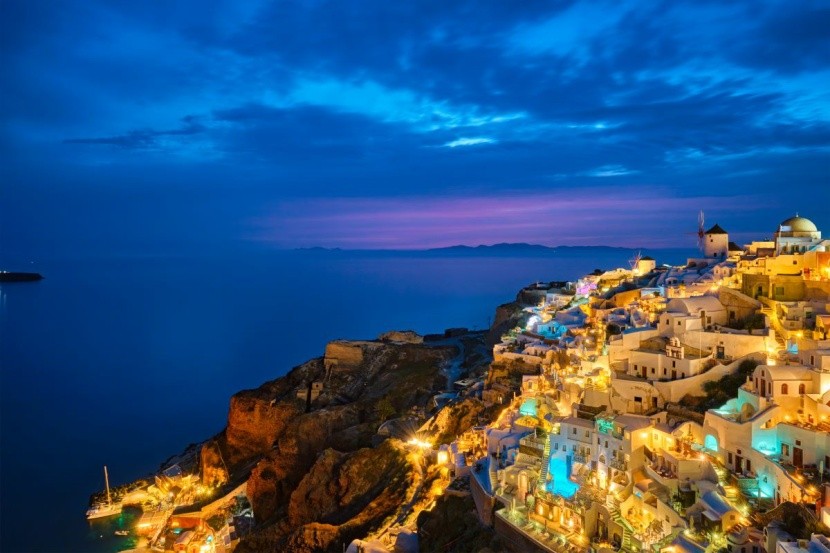 Antyczne miasto Thera na Santorini