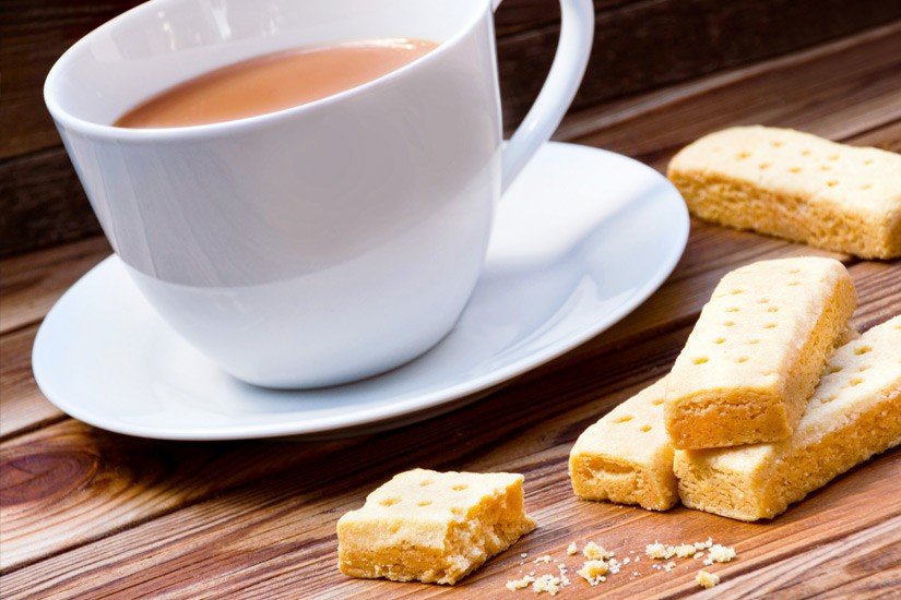 A teához skót shortbread fingers dukál