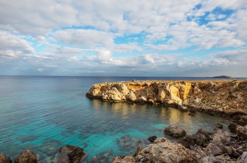 Nadmorska panorama na Cyprze